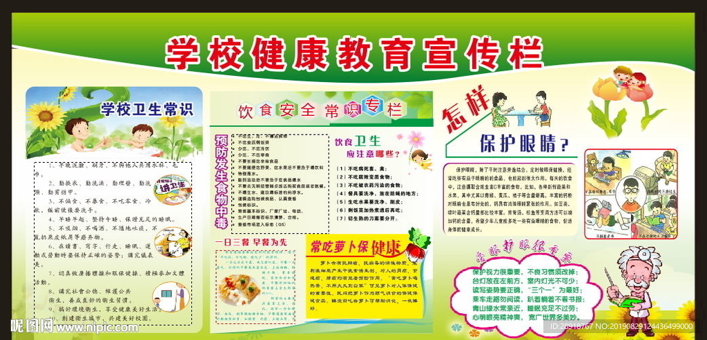 健康教育宣传栏