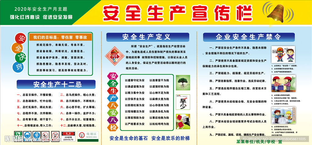 安全生产宣传栏