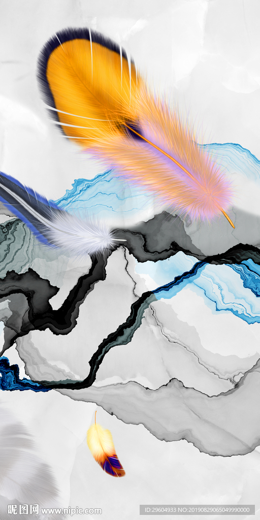 高档装饰画 玄关TIF分层