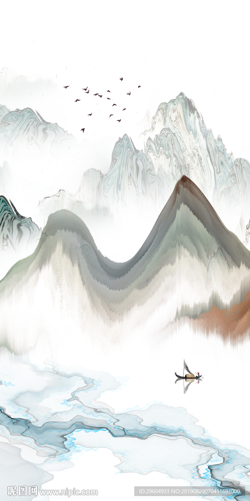 中式新玄关精品画 TIF分层