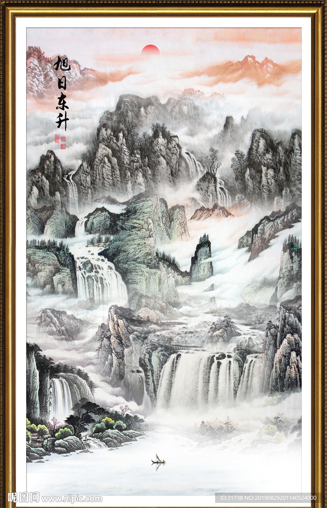 玄关山水画