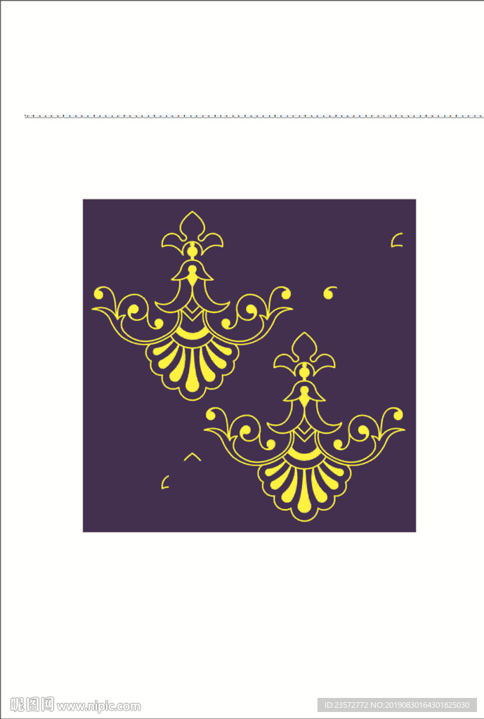 欧式风格印花矢量