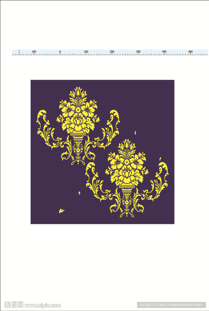 欧式风格印花矢量