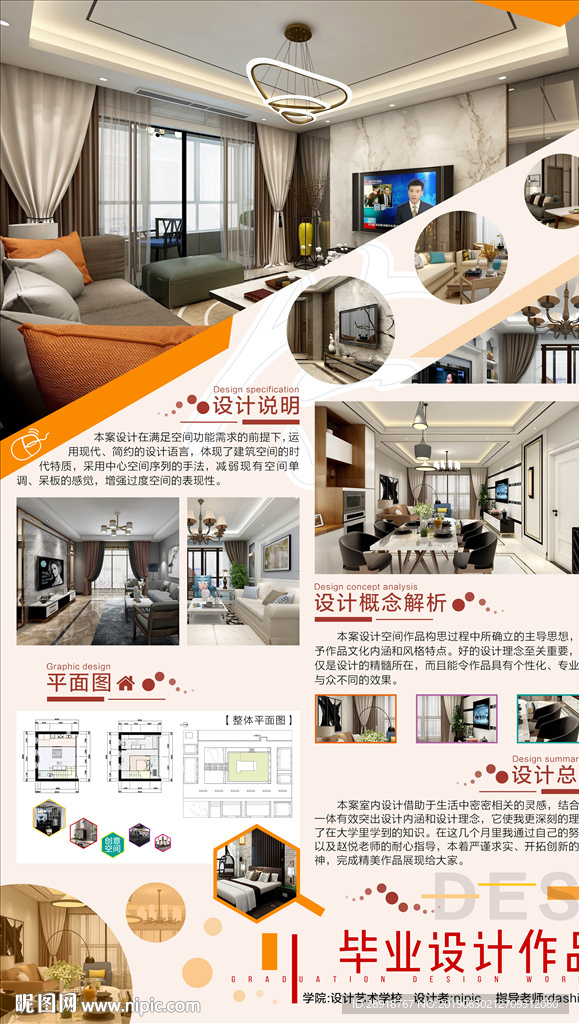 毕业设计展板