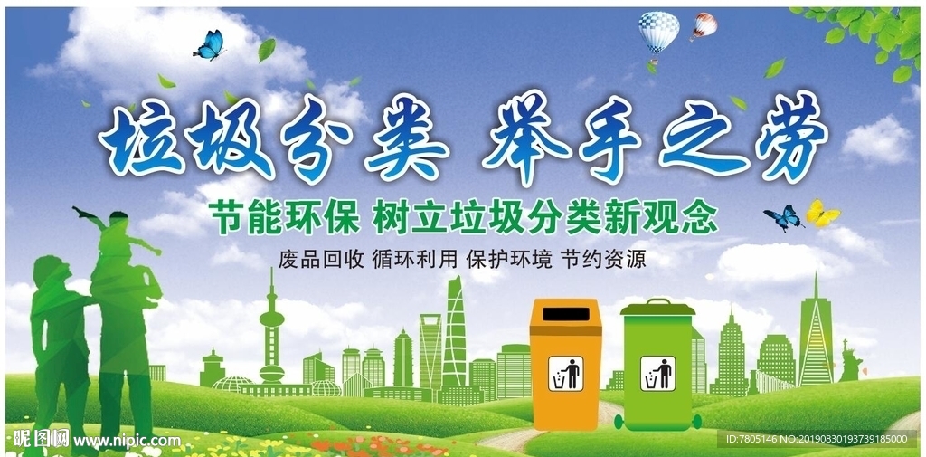 垃圾分类海报