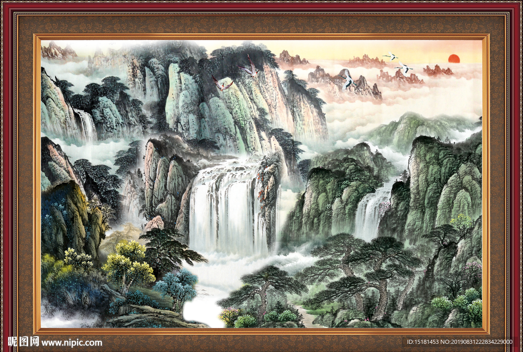 山水风景图