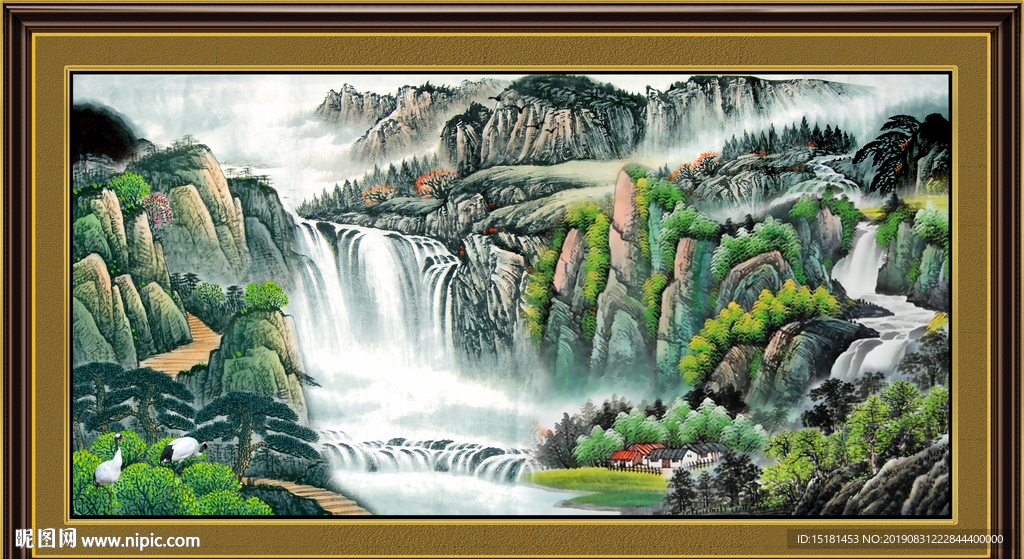 山水风景图