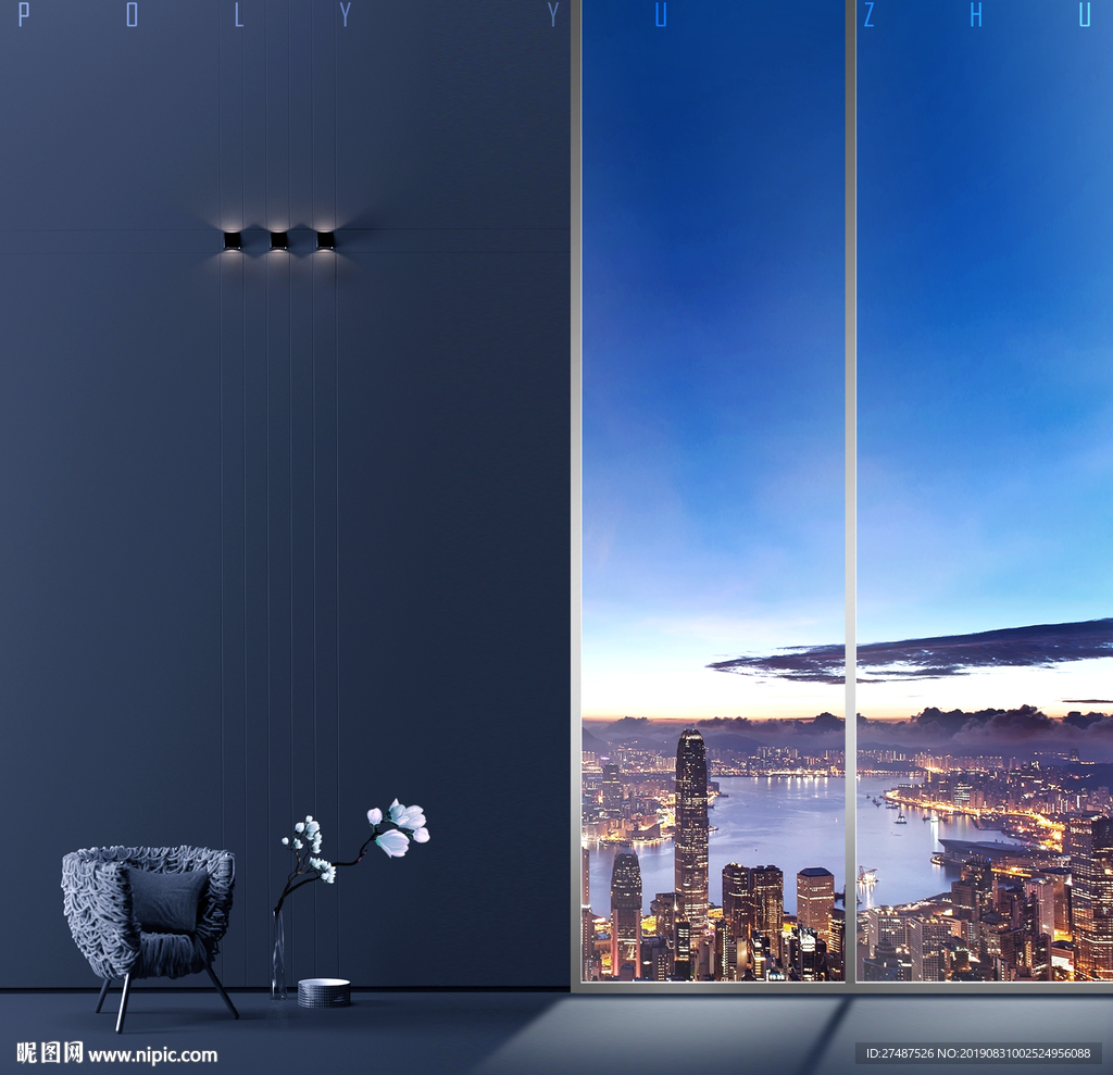 新中式主画面  地产户外