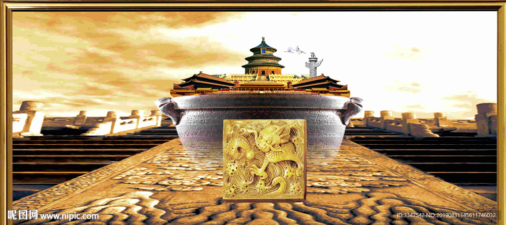 一统江山 背景画