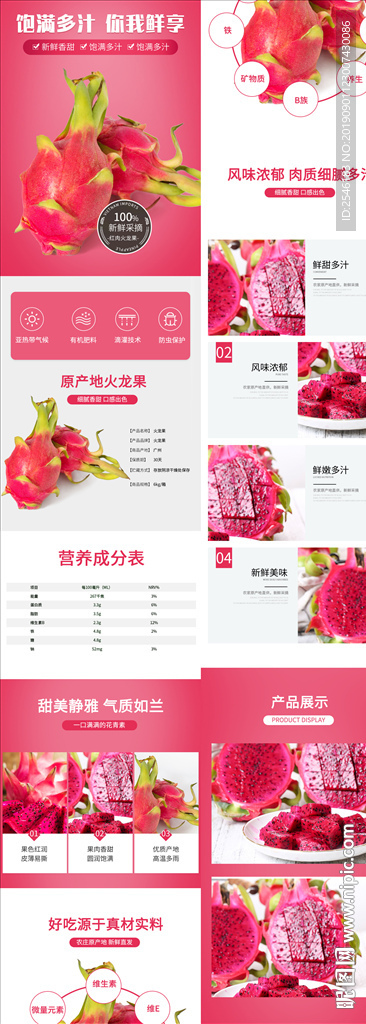 火龙果详情页