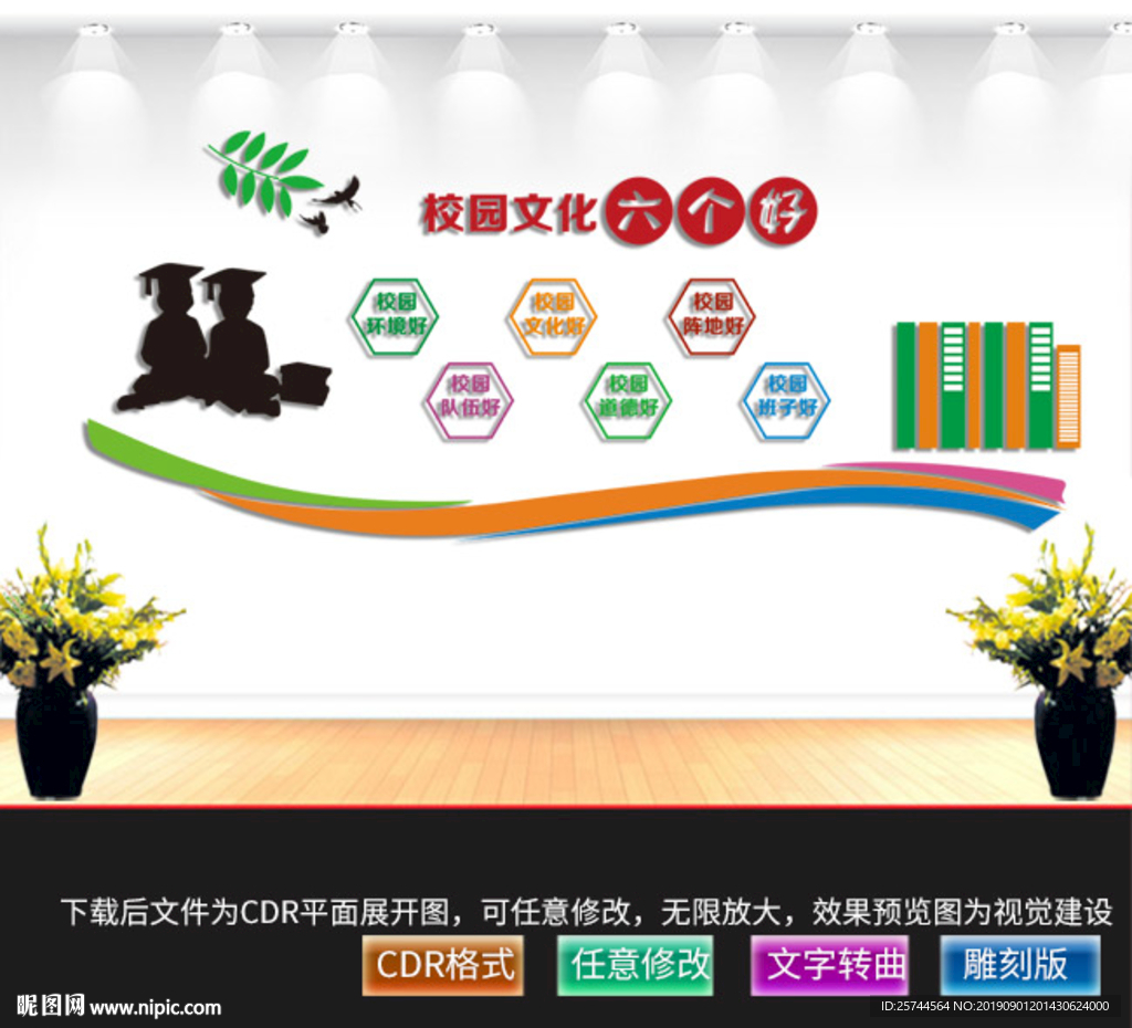 校园文化六个好