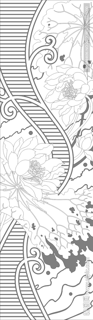 欧式 荷花