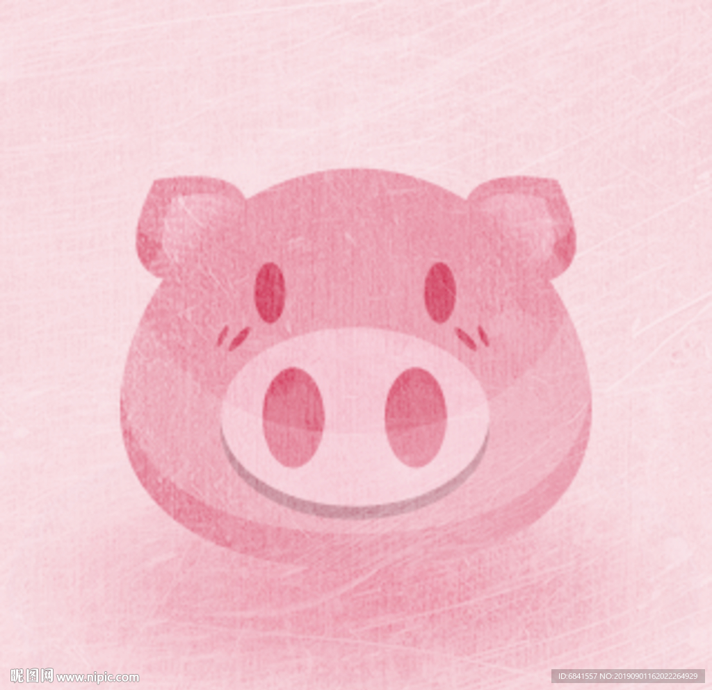 可爱手绘猪猪icon