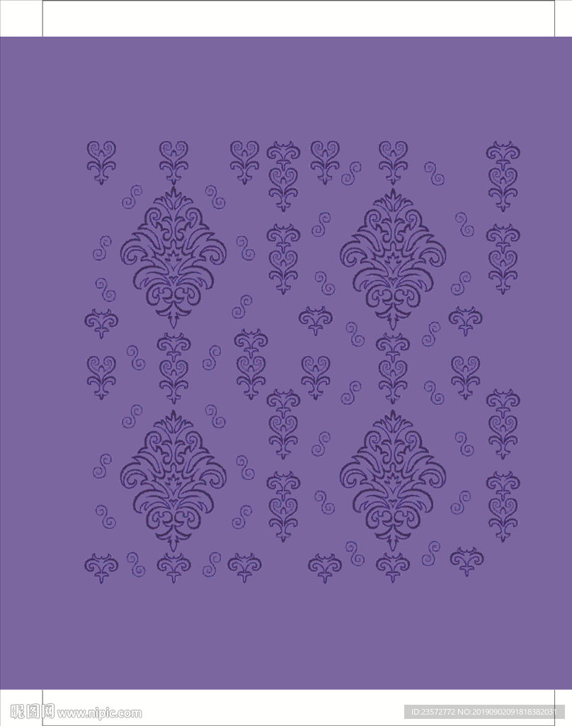 欧式风格印花矢量