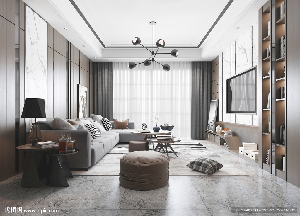 现代  客厅  沙发  后现代