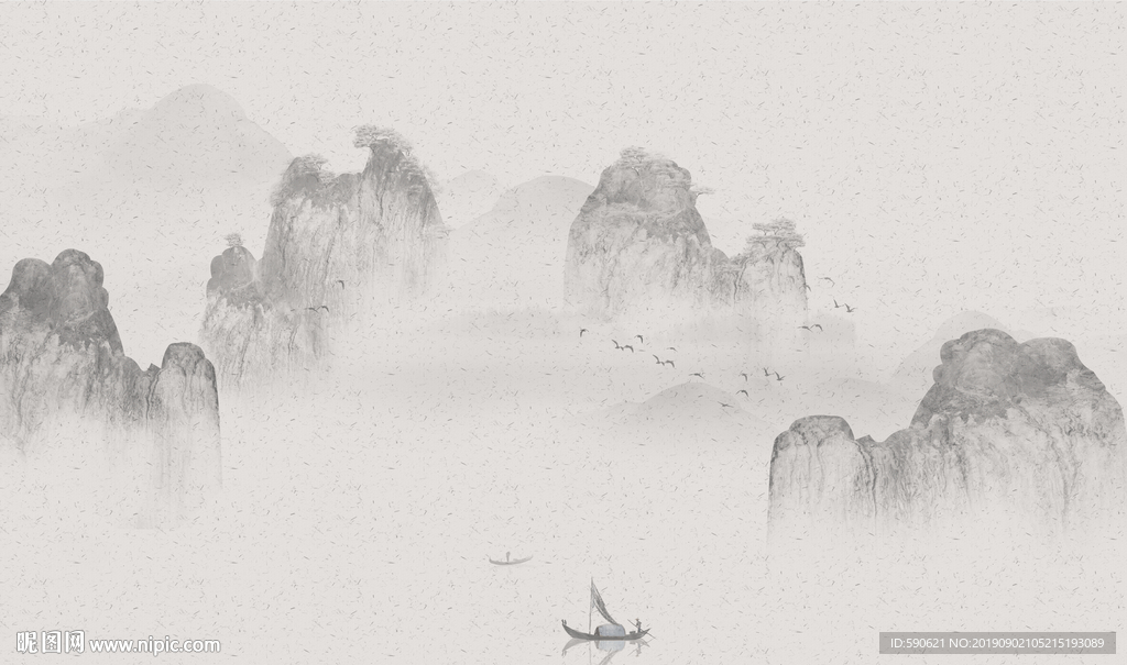 国画背景墙