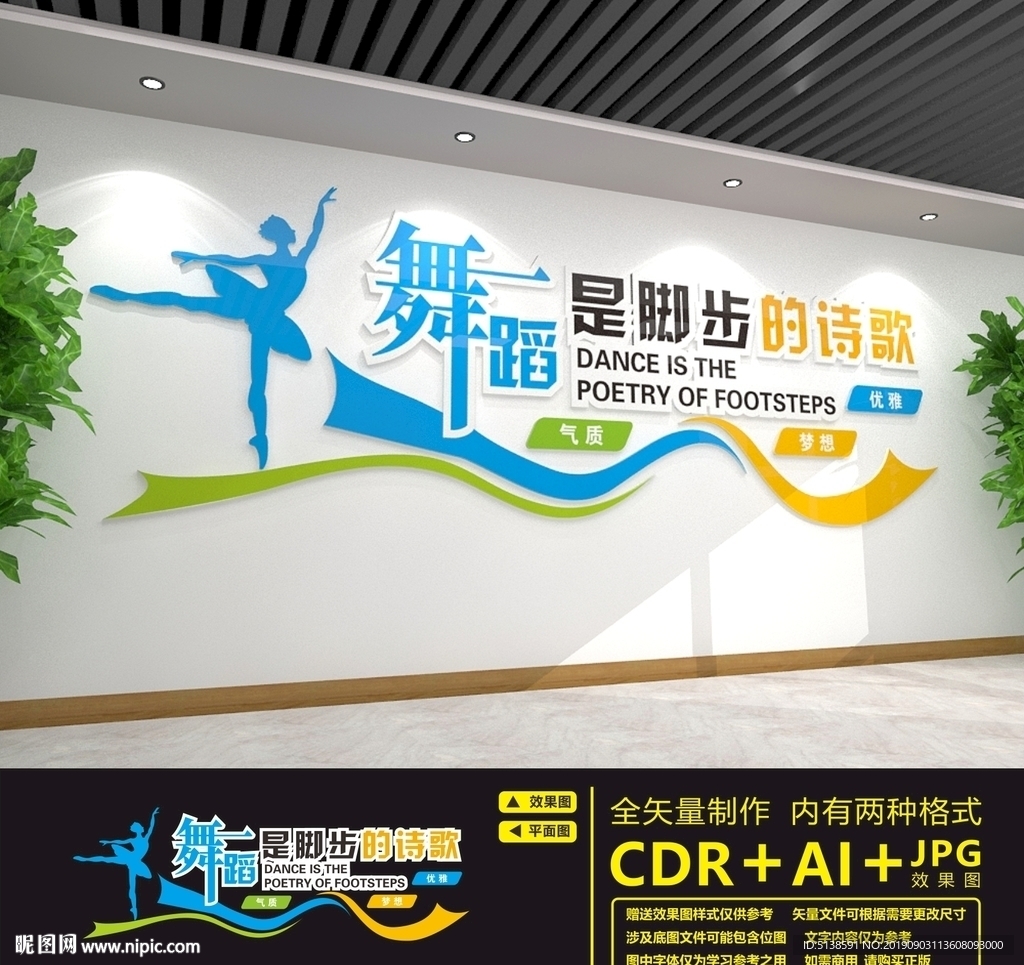 舞蹈文化墙