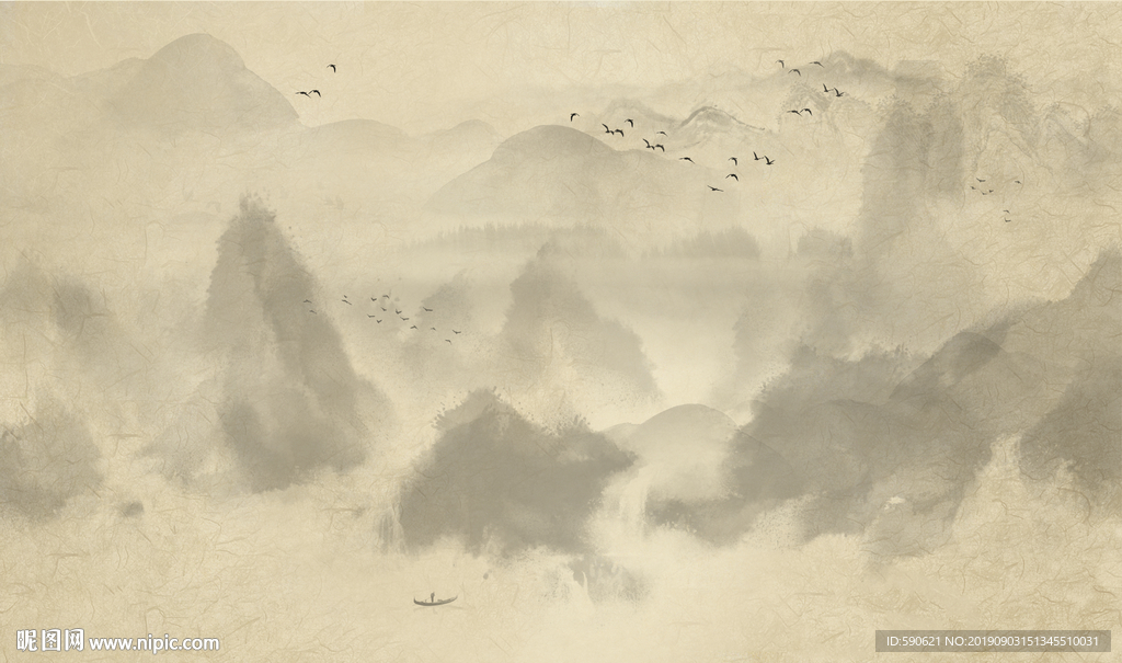 国画背景墙