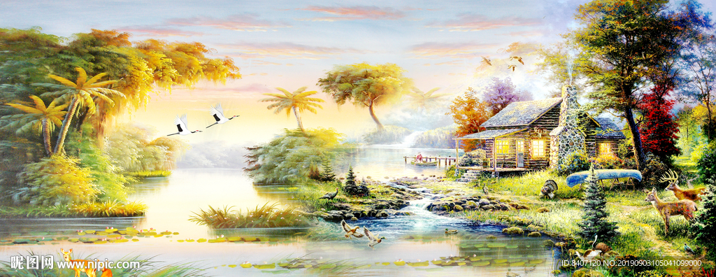 风景油画