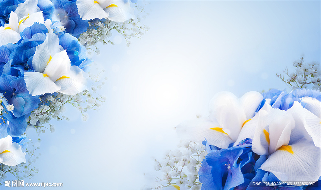 背景墙图片花朵