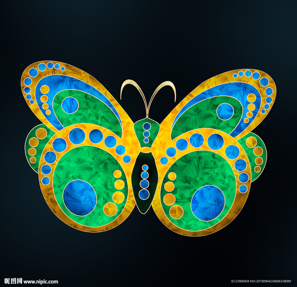 现代简约轻奢动物珐琅彩晶瓷画