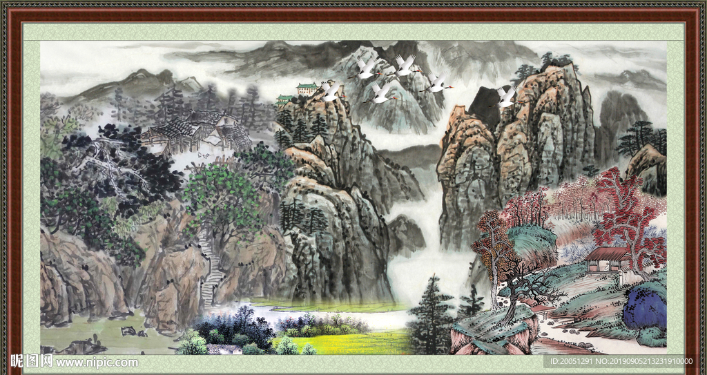 国画山水