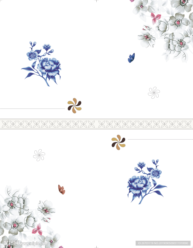 花朵蝴蝶