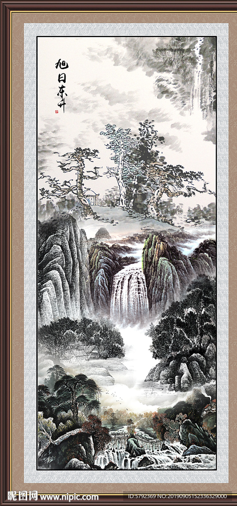 巨幅山水画