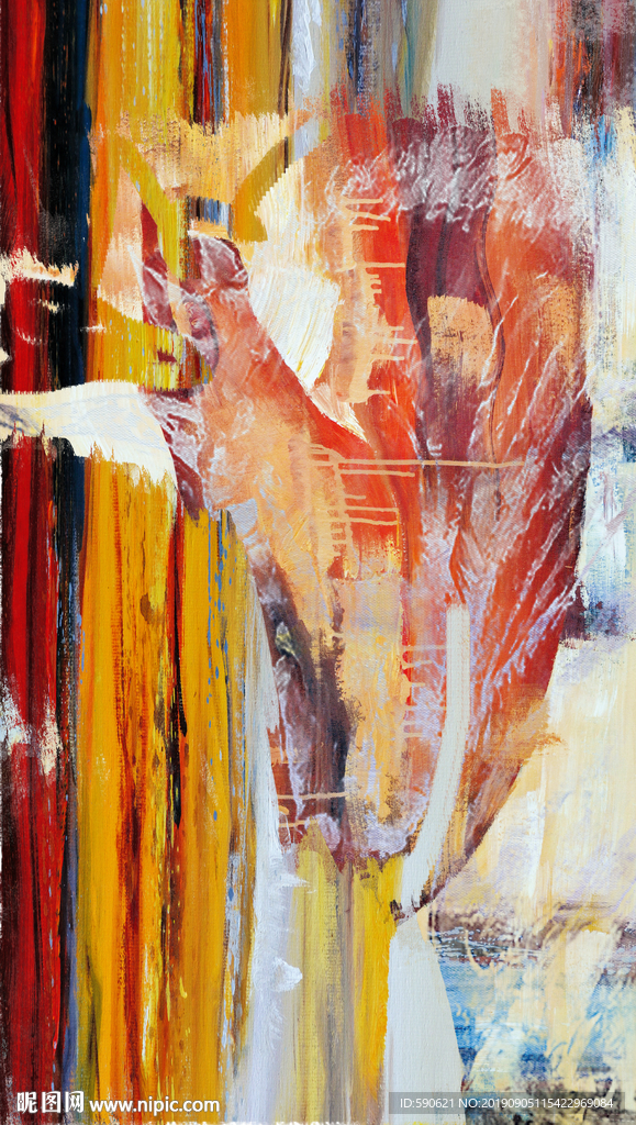 抽象油画