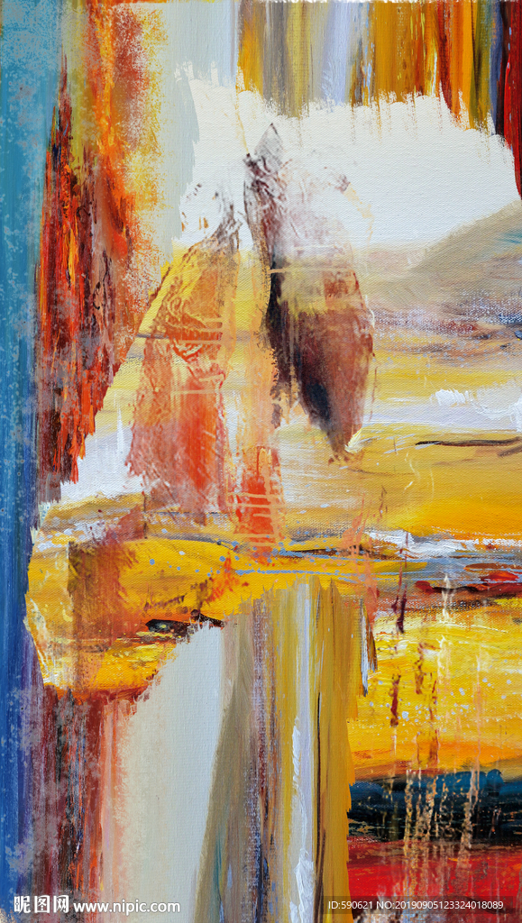抽象油画
