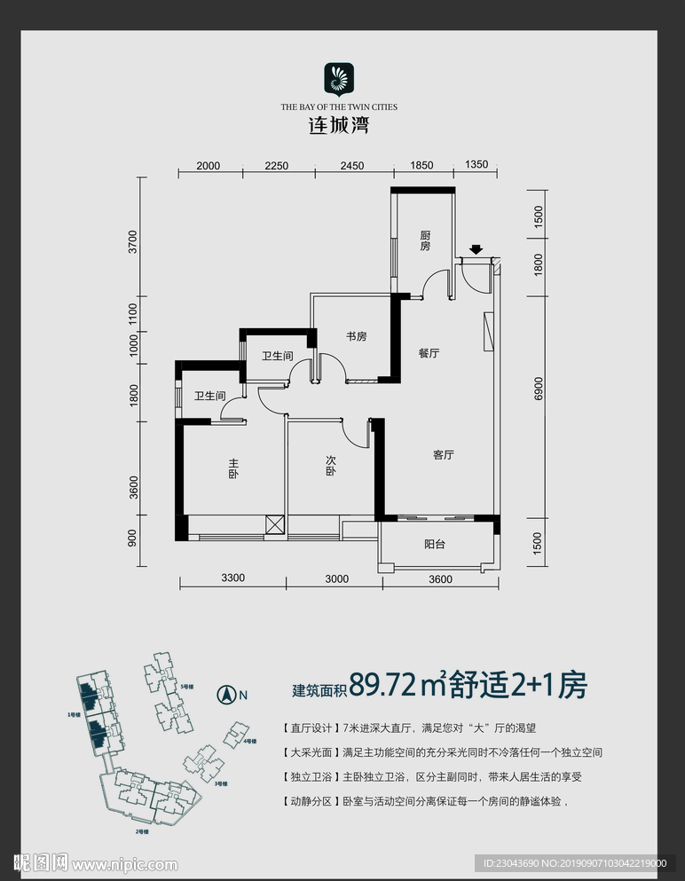 户型水牌