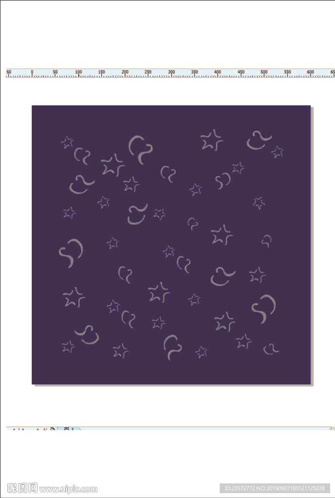 星空印花矢量