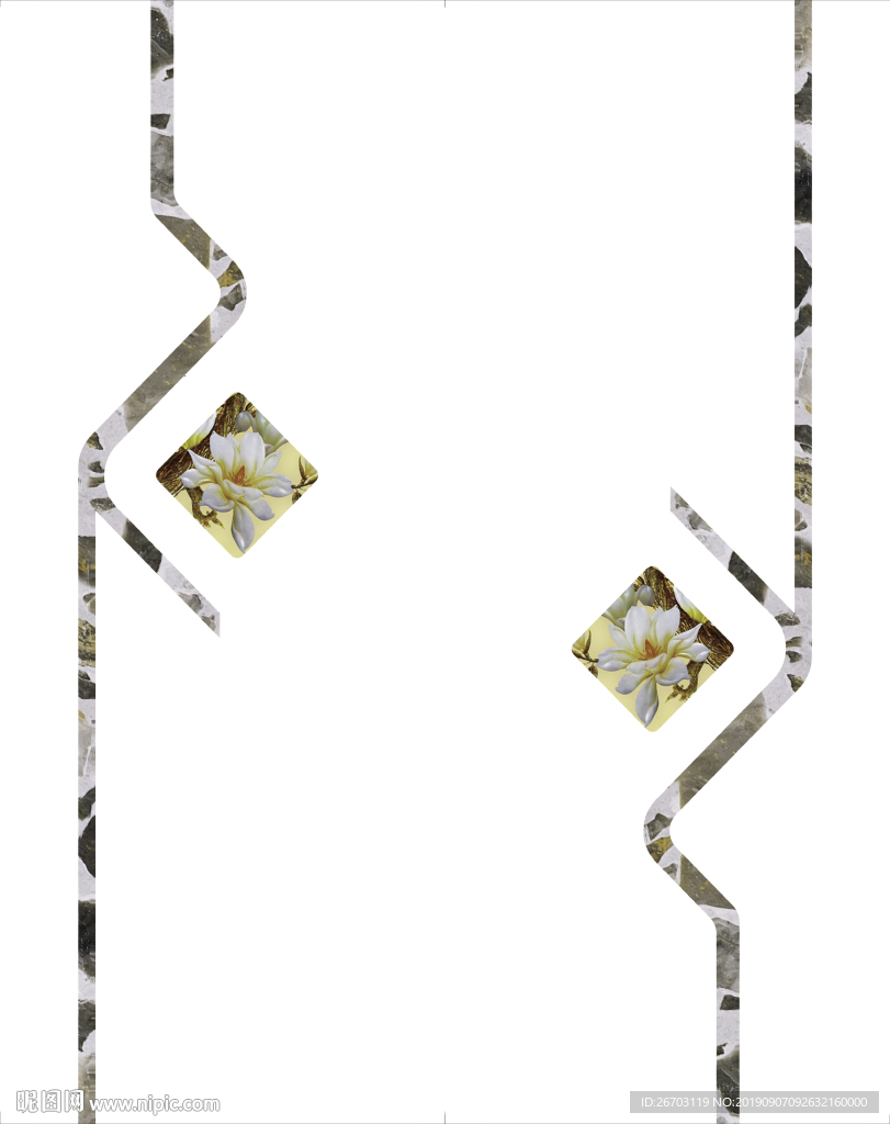 玉兰底纹