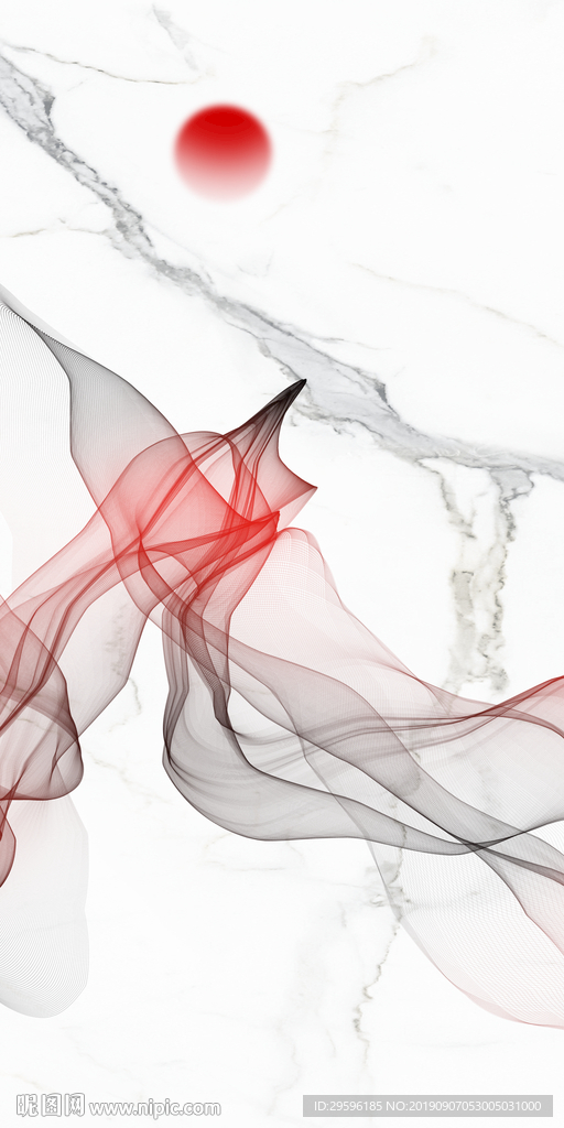 最新山水水墨画 TIF分层