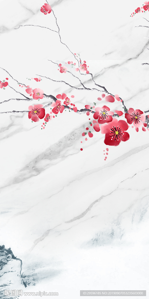 精美新山水水墨画 TIF分层