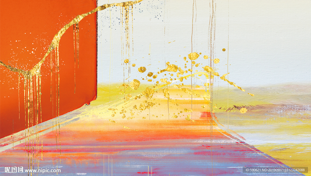 抽象油画
