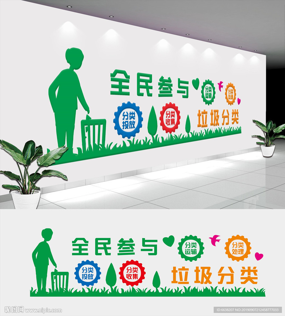 垃圾分类文化墙
