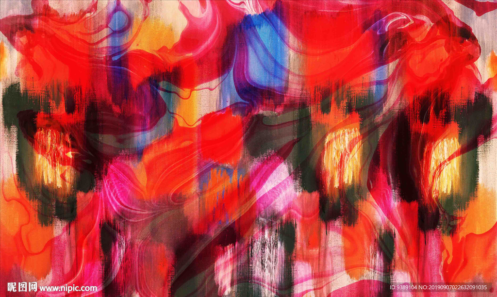 抽象油画