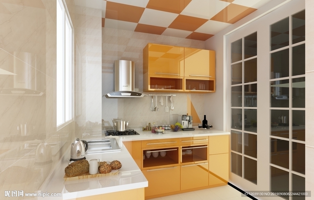 简欧厨房室内设计