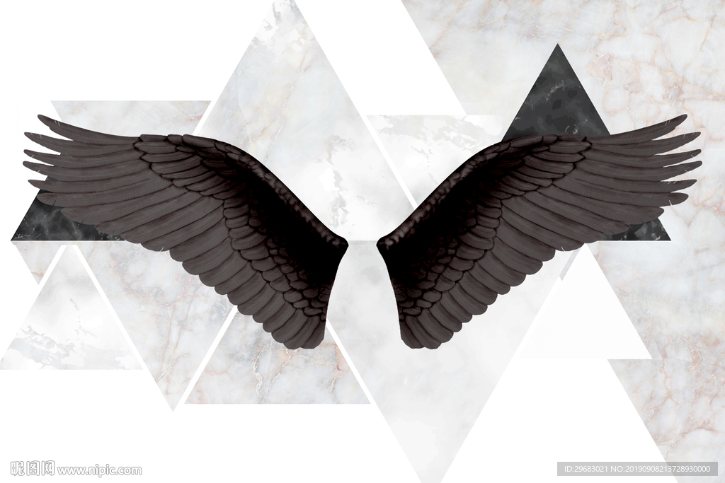 天使几何石材 TIF分层画