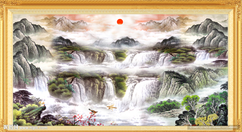 国画山水