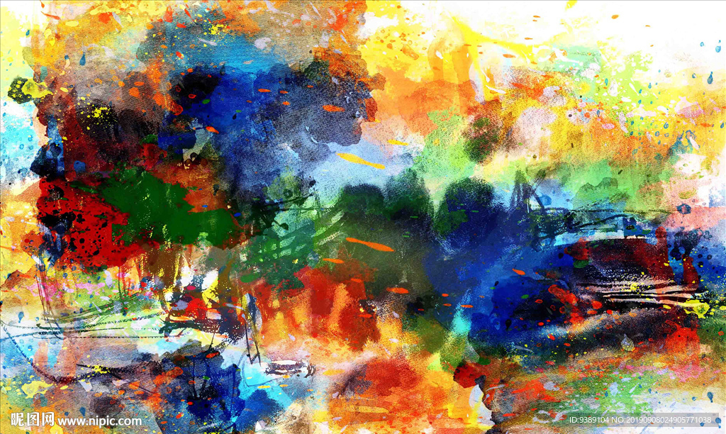 抽象油画