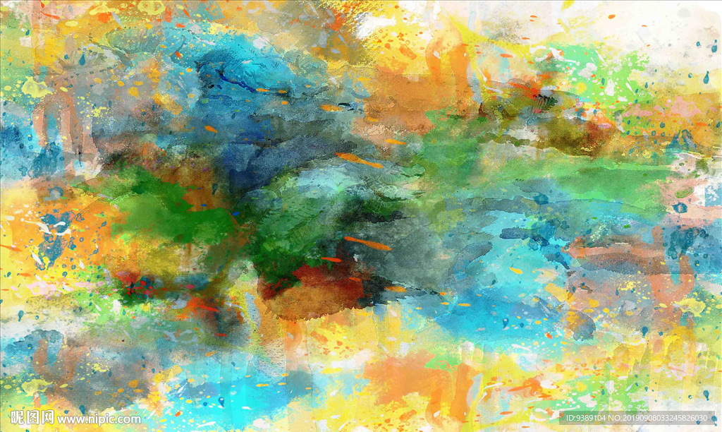 抽象油画