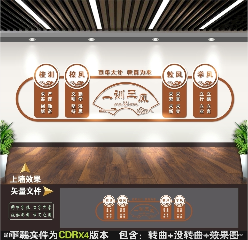 一训三风