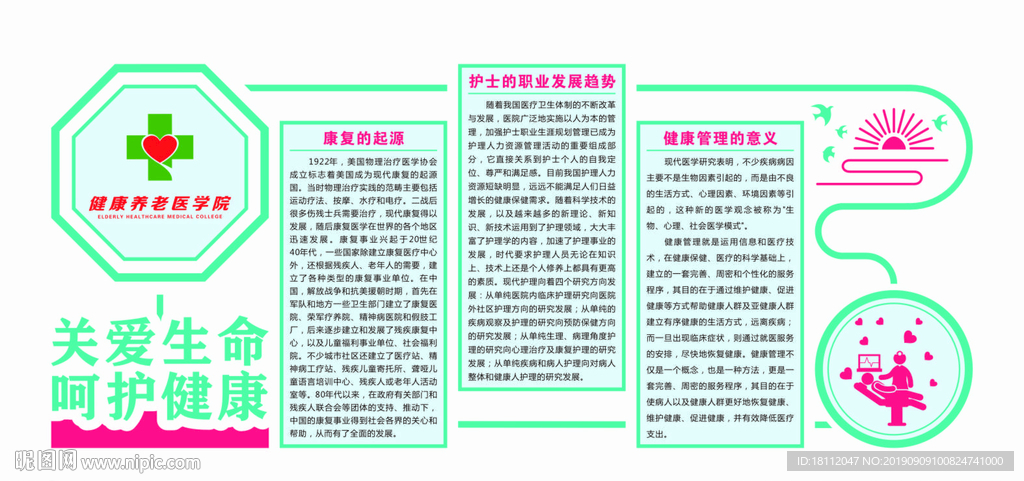 医学专业文化墙