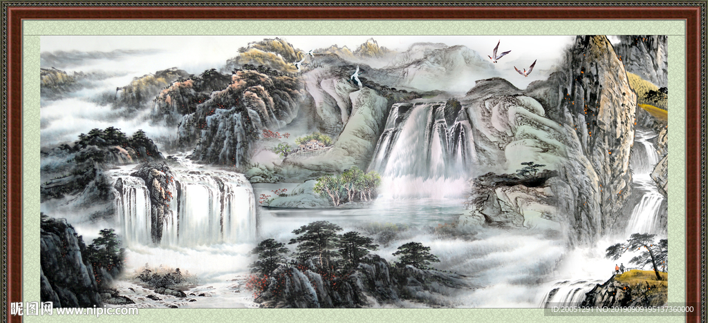 巨幅山水