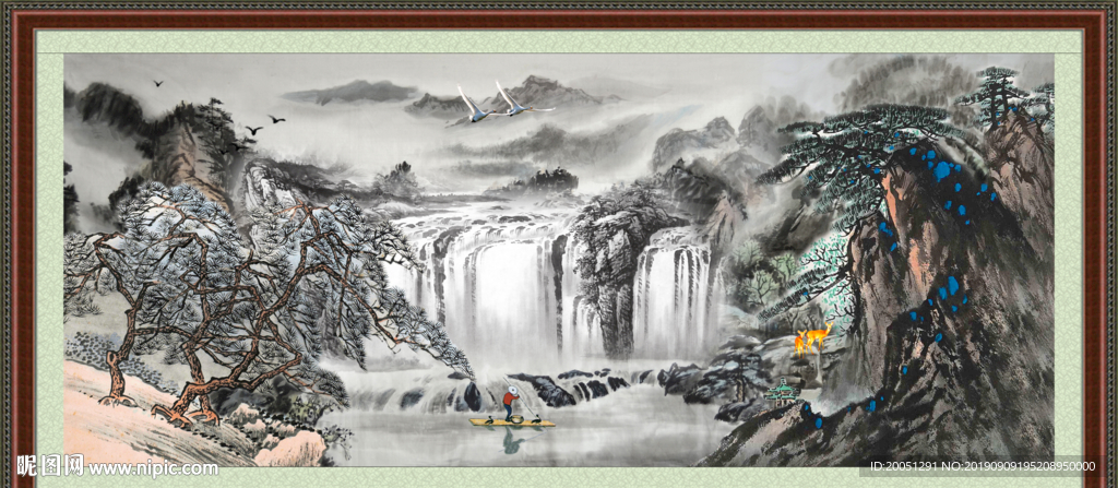 巨幅山水画