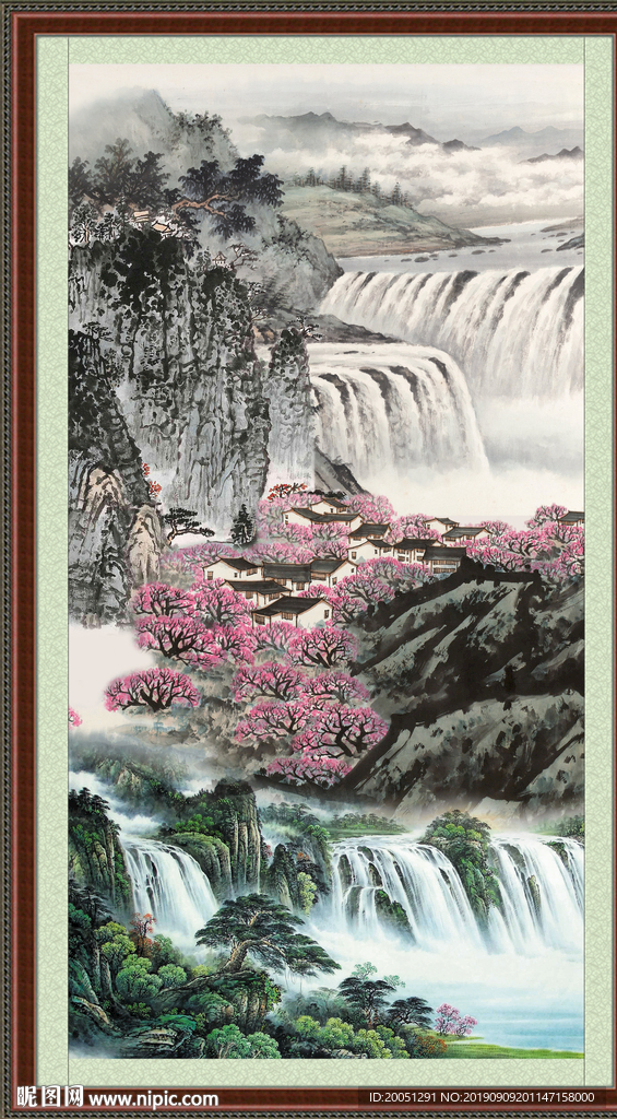 巨幅山水画