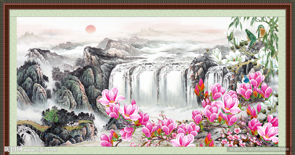 巨幅山水画