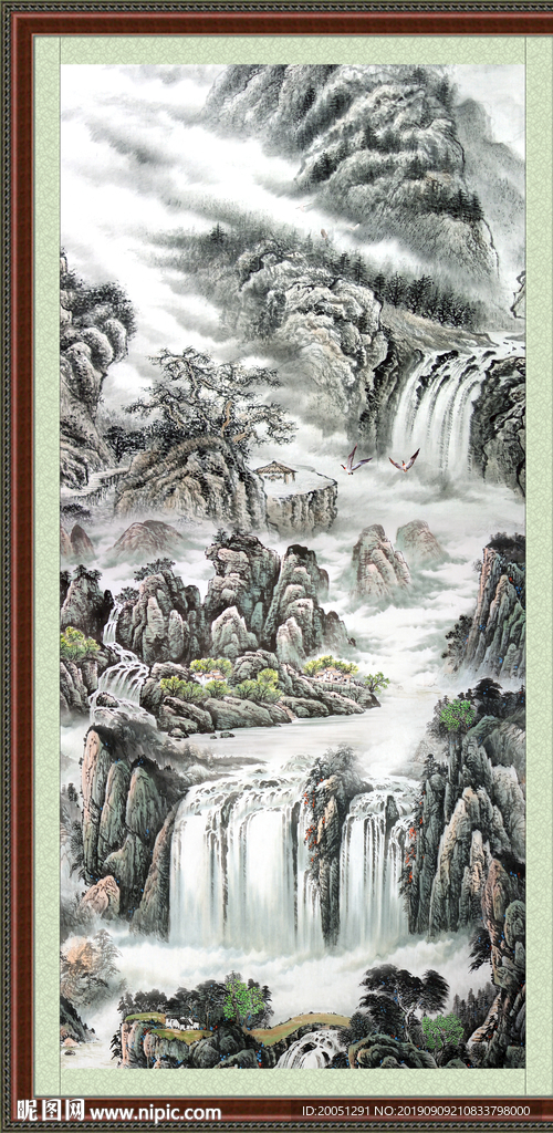 巨幅山水画